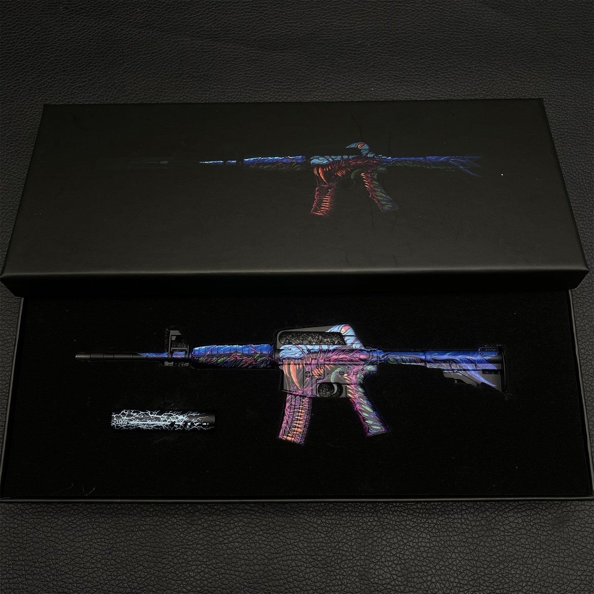 Top Rank Printstream Hyper Beast M4A1-S Gun Miniature For Collection - Tophatter Daily Deals
