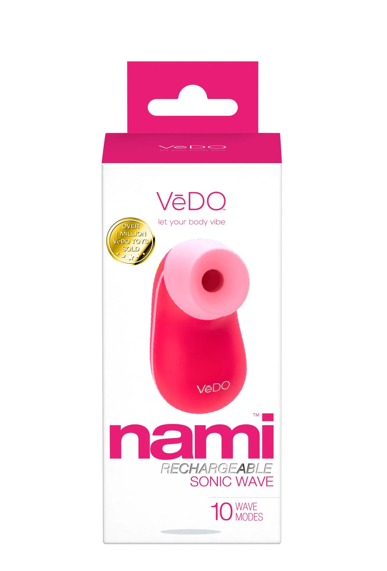 Nami Rechargeable Sonic Vibe – 3 Speeds 7 Patterns Vibrator > Sex Toys For Ladies > Clitoral Vibrators and Stimulators - Tophatter Daily Deals