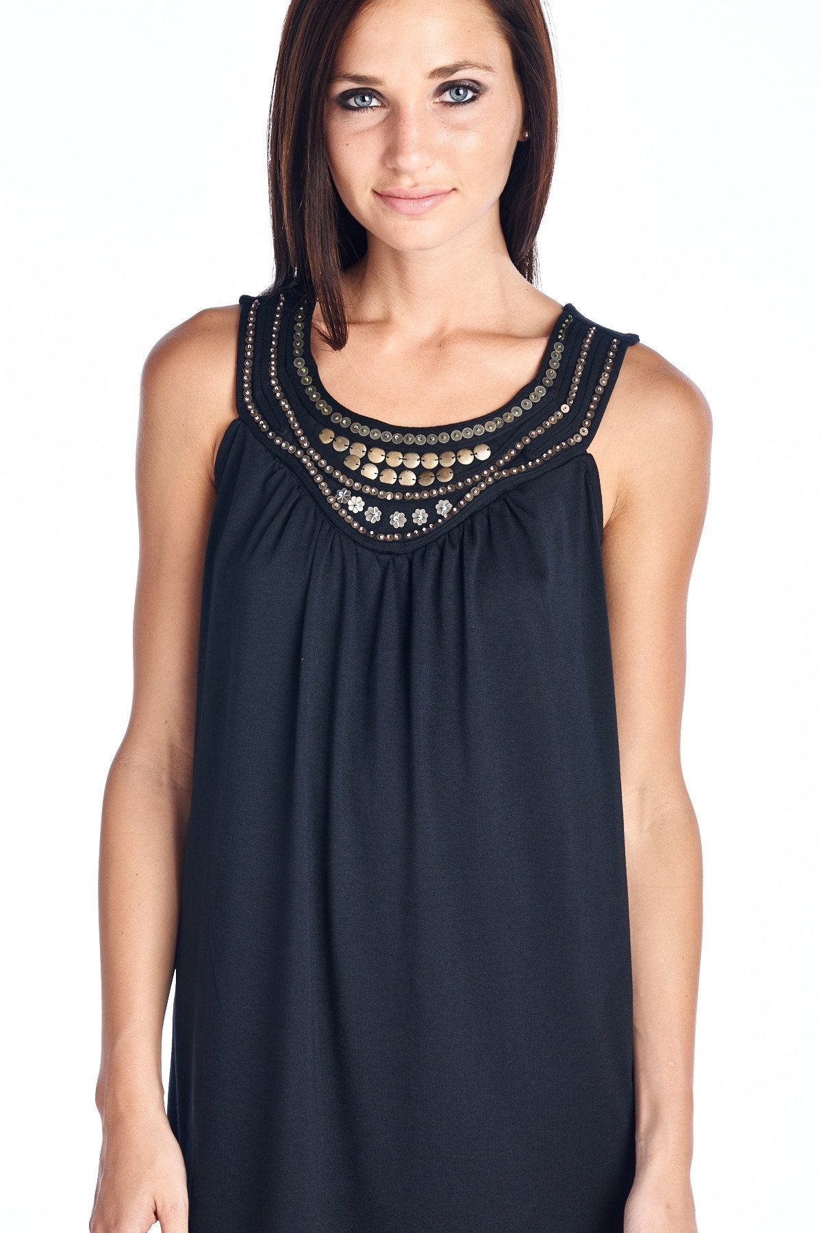 Women's Beaded Sequin Dress Dresses / Midi - Tophatter Daily Deals