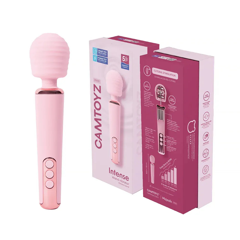 Intense Camtoyz Wand Vibrator – App-Controlled Powerful Wand Vibrator > Sex Toys > Massage Wands - Tophatter Daily Deals