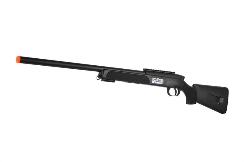 Black Eagle M6 FPS-424 Sniper Rifle RIS Bolt Action Airsoft Gun - 2 Mags Collectible Weapons - Tophatter Daily Deals