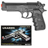 UKARMS M9 Baretta Black Plastic Airsoft Pistol Spring Handgun M757B Airsoft-SpringPistol - Tophatter Daily Deals