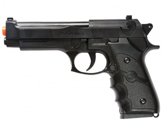 UKARMS M9 Baretta Black Plastic Airsoft Pistol Spring Handgun M757B Airsoft-SpringPistol - Tophatter Daily Deals