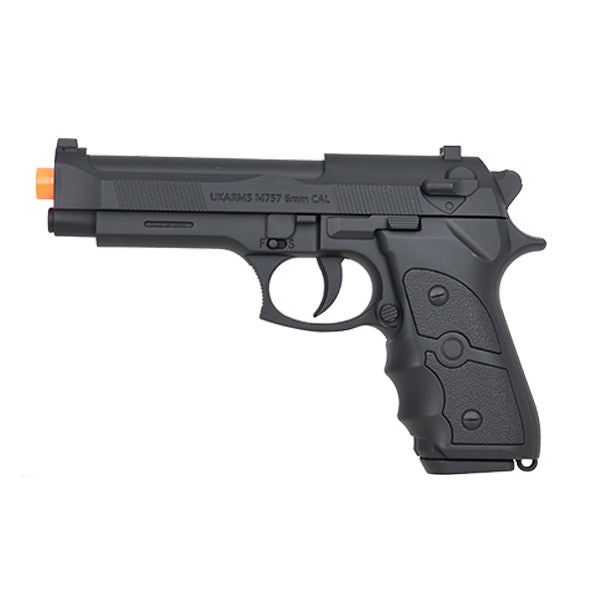 M757 Full Size M9 Airsoft Spring Pistol 6mm BB Hand Gun - Tophatter's Guns'N'Weapons Store Collectible Weapons - Tophatter Daily Deals
