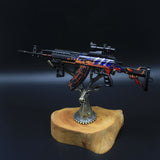 Metal Beryl M762 Miniature Assault Rifle Small Gun Model 17CM/6.7" - Tophatter Daily Deals