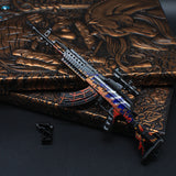 Metal Beryl M762 Miniature Assault Rifle Small Gun Model 17CM/6.7" - Tophatter Daily Deals