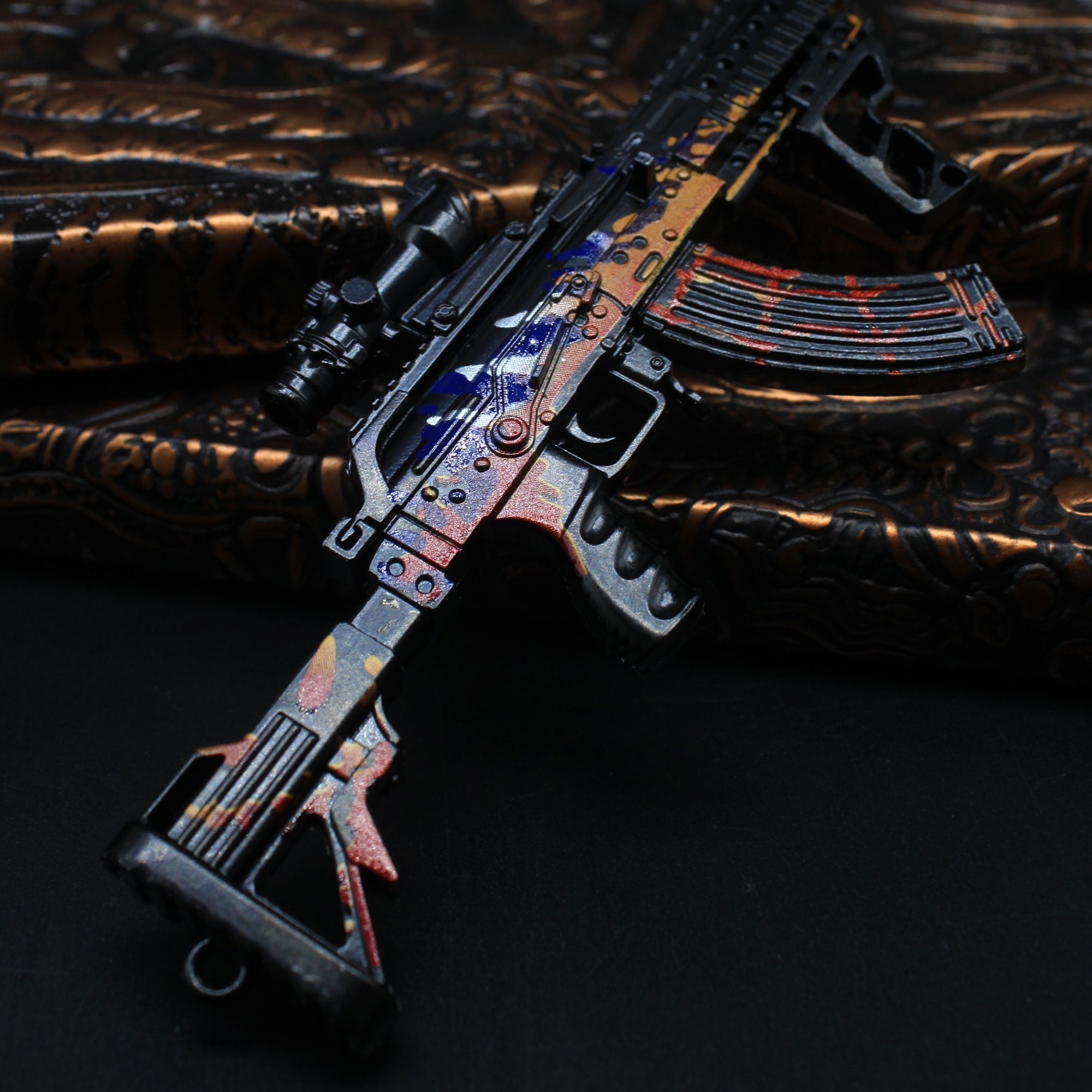 Metal Beryl M762 Miniature Assault Rifle Small Gun Model 17CM/6.7" - Tophatter Daily Deals