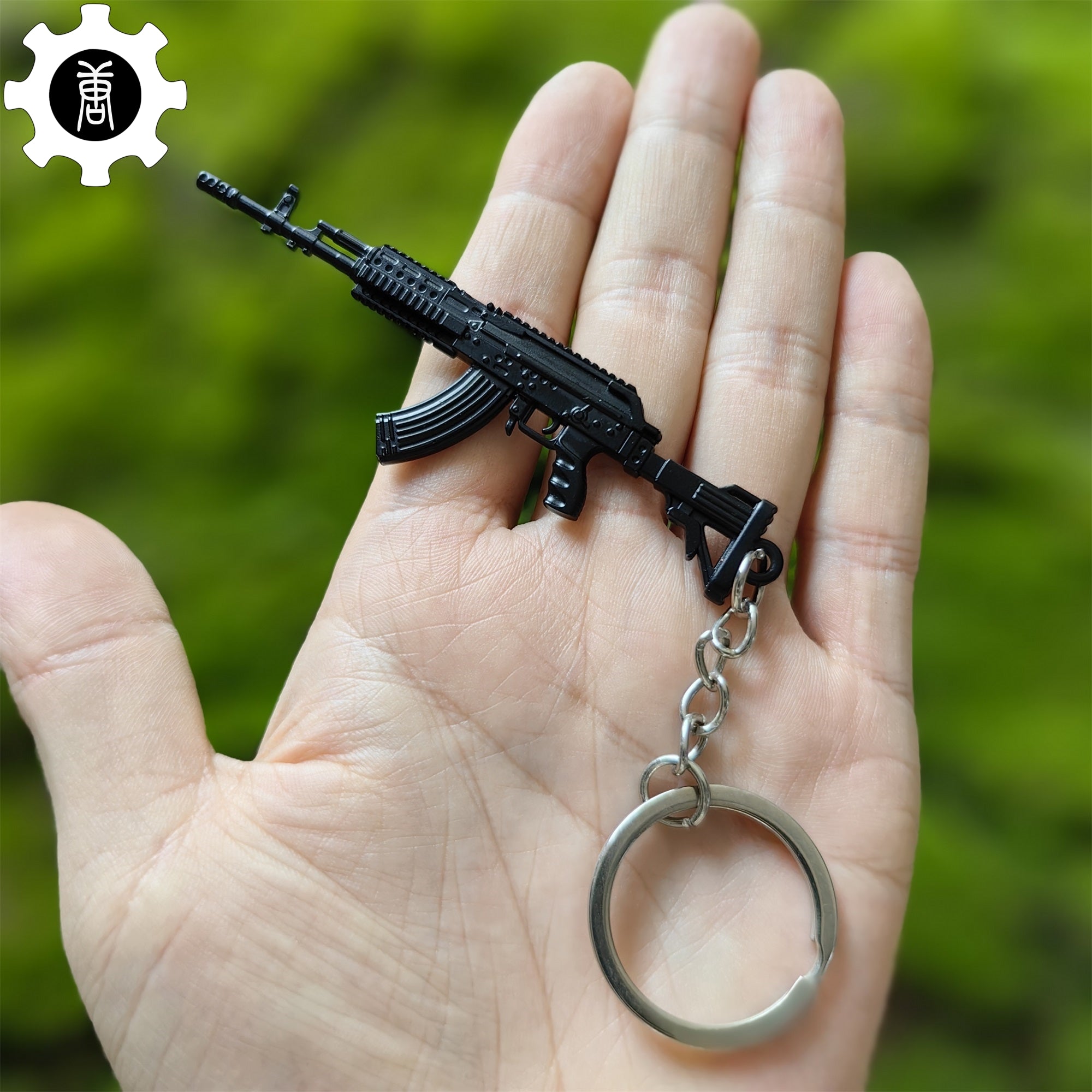 Metal M762 Mini Gun Model Keychain Pendant - Tophatter Daily Deals