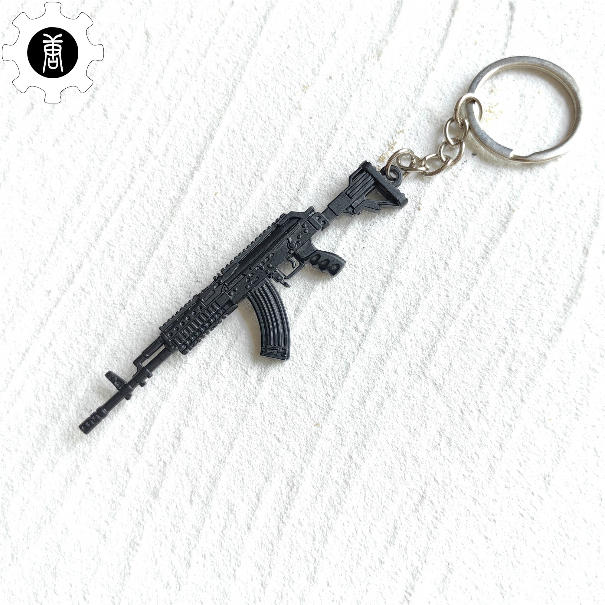 Metal M762 Mini Gun Model Keychain Pendant - Tophatter Daily Deals
