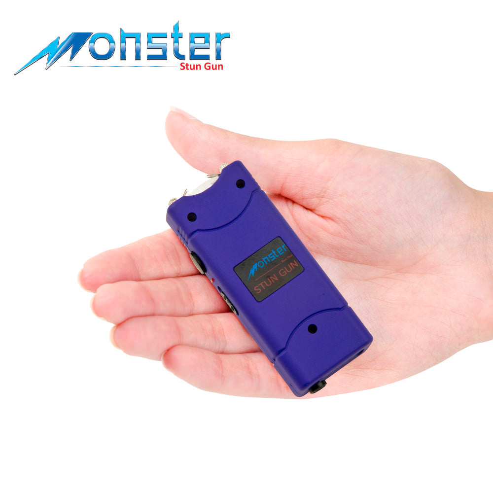 8,000,000 Rechargeable Ultra Mini Stun Gun With LED Light Purple Collectible Weapons - Tophatter Daily Deals