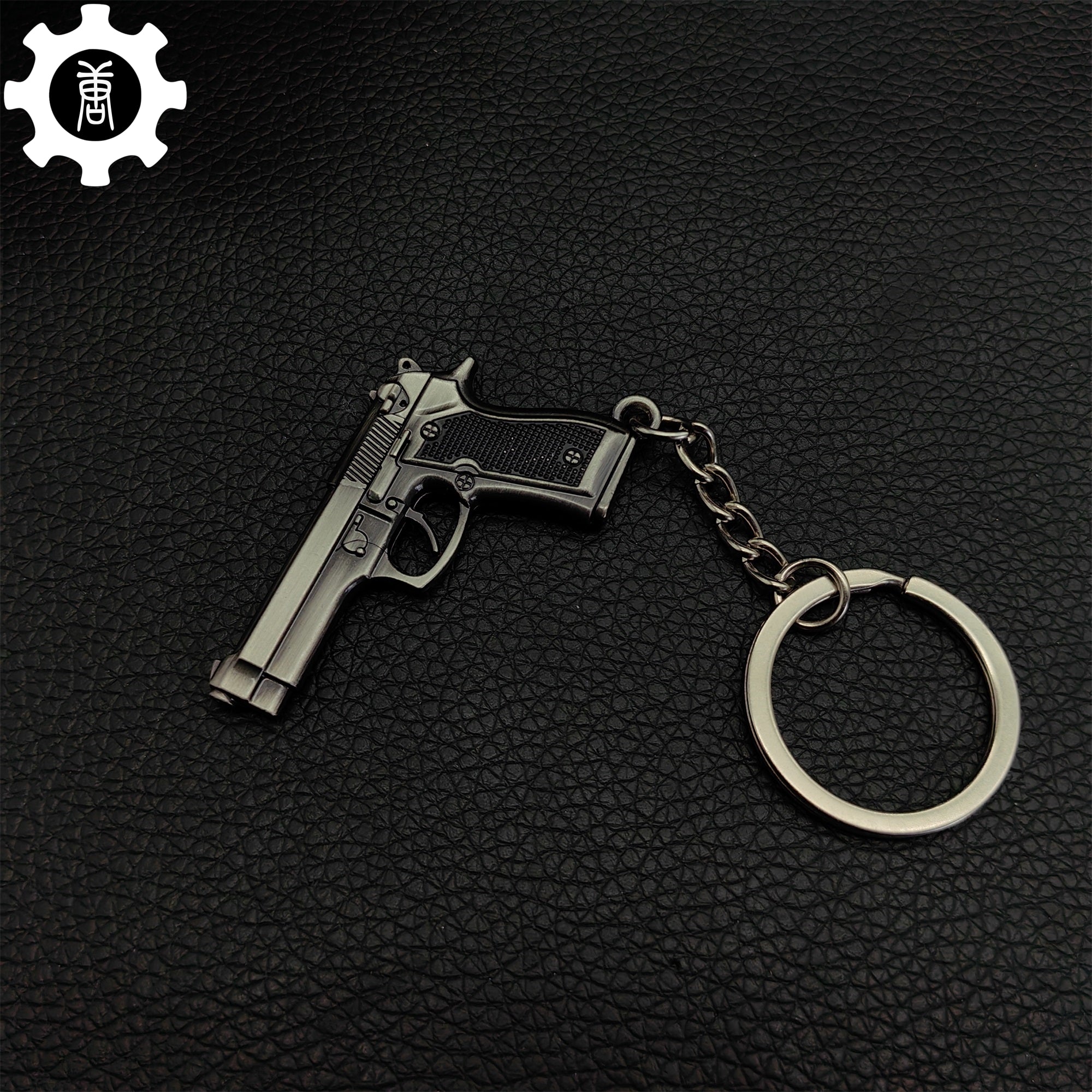 Mini M92F Pistol P92 Metal Keychain - Tophatter Daily Deals