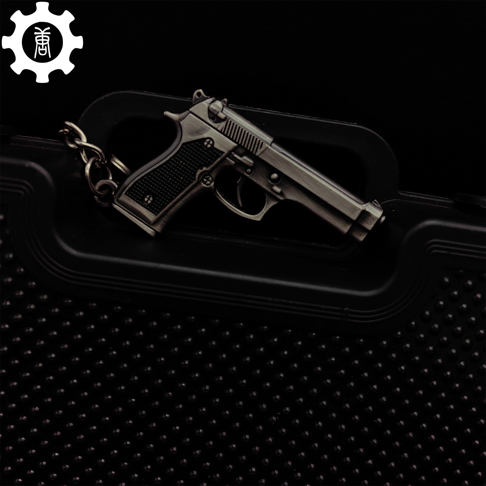 Mini M92F Pistol P92 Metal Keychain - Tophatter Daily Deals