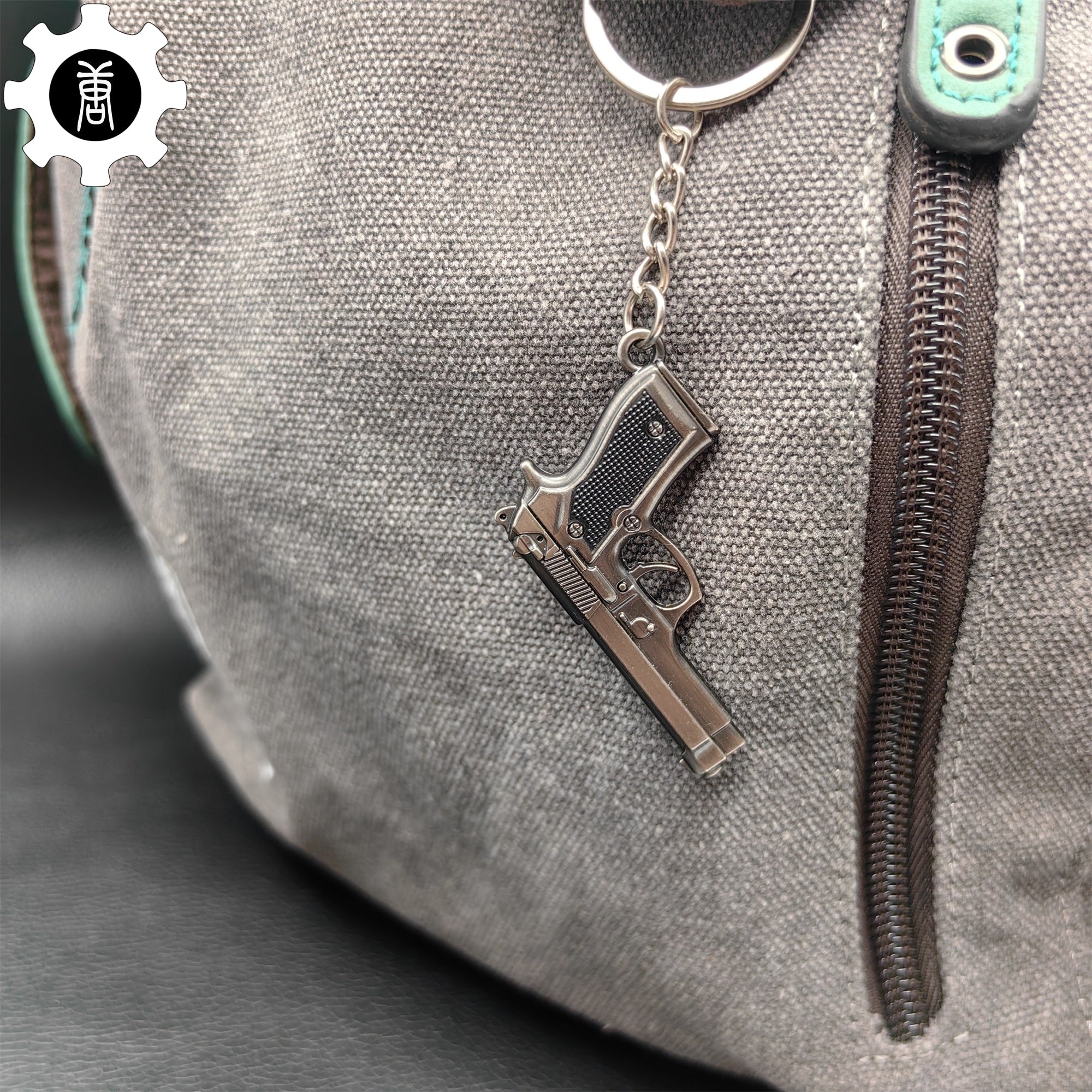 Mini M92F Pistol P92 Metal Keychain - Tophatter Daily Deals