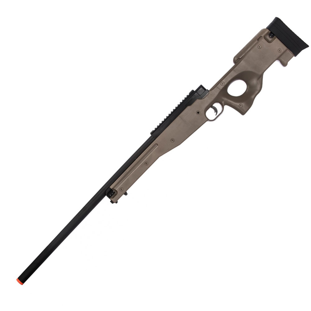 M96T L96 Bolt Action Spring Sniper Airsoft Rifle FPS 490 Tan Color - Tophatter's Guns'N'Weapons Store - FREE SHIPPING Collectible Weapons - Tophatter Daily Deals