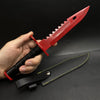 Blunt M9 Bayonet Metal Replicas 26CM/10" Crimson Web - Tophatter Daily Deals