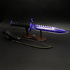 Blunt M9 Bayonet Metal Replicas 26CM/10" Blue & Stand - Tophatter Daily Deals