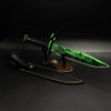 Blunt M9 Bayonet Metal Replicas 26CM/10" Gamma Doppler & Stand - Tophatter Daily Deals