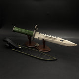 Blunt M9 Bayonet Metal Replicas 26CM/10" Lore & Stand - Tophatter Daily Deals