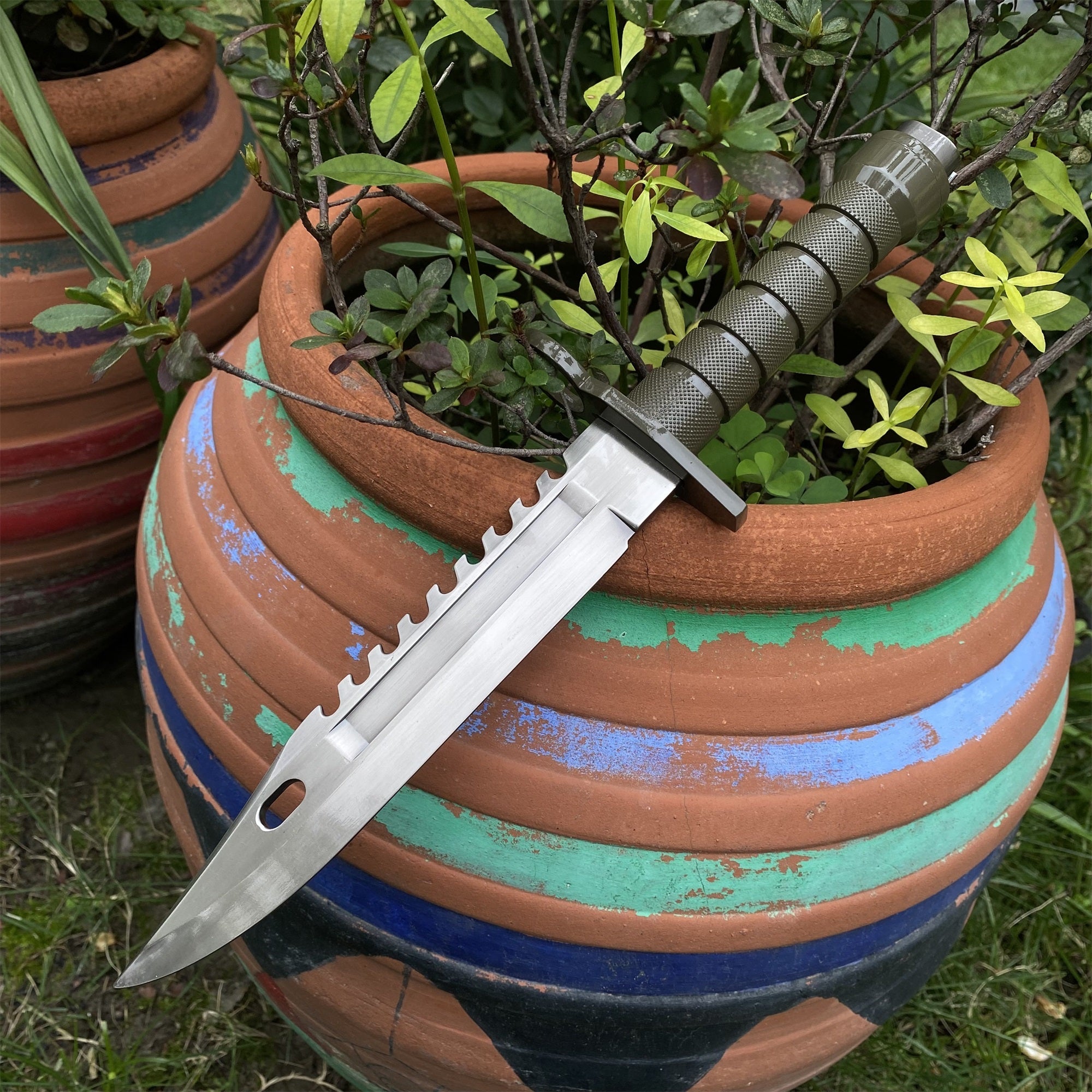 Re4 M9 Dagger Blunt Blade Metal Replica - Tophatter Daily Deals