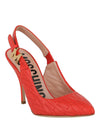 Moschino M-Quilted Slingback Pumps Footwear - Tophatter Daily Deals