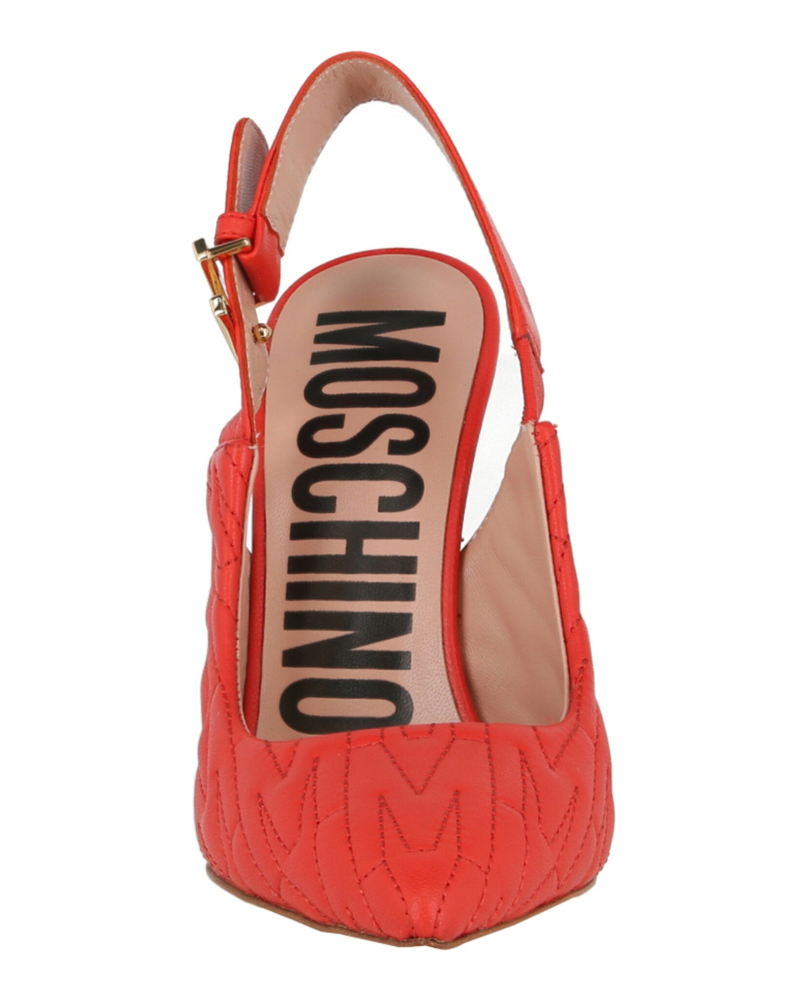 Moschino M-Quilted Slingback Pumps Footwear - Tophatter Daily Deals