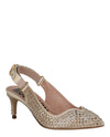 Moschino Crystal Embellished Kitten Heels Footwear - Tophatter Daily Deals