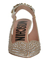 Moschino Crystal Embellished Kitten Heels Footwear - Tophatter Daily Deals