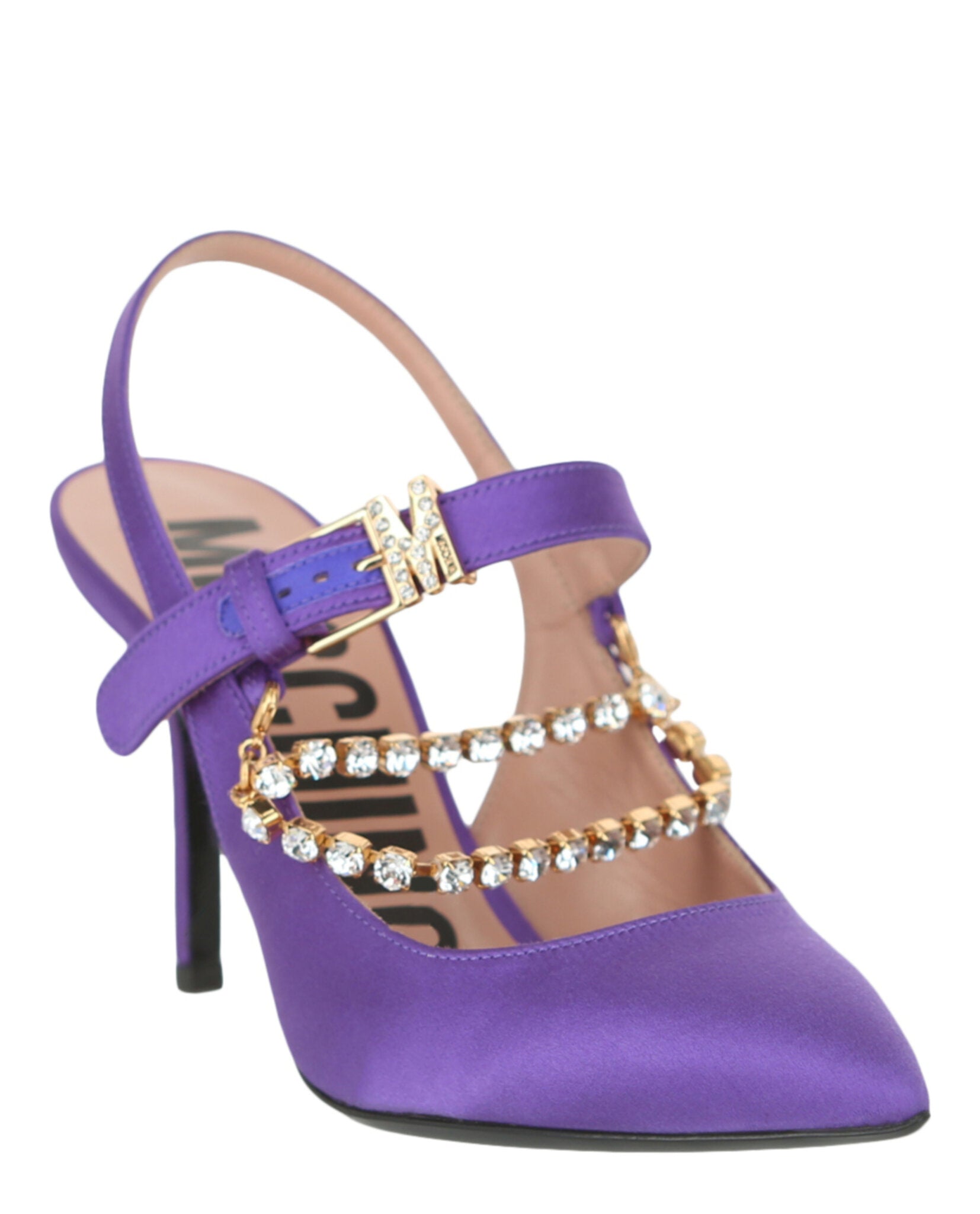Moschino Rhinestone-Embellished Pumps Footwear - Tophatter Daily Deals