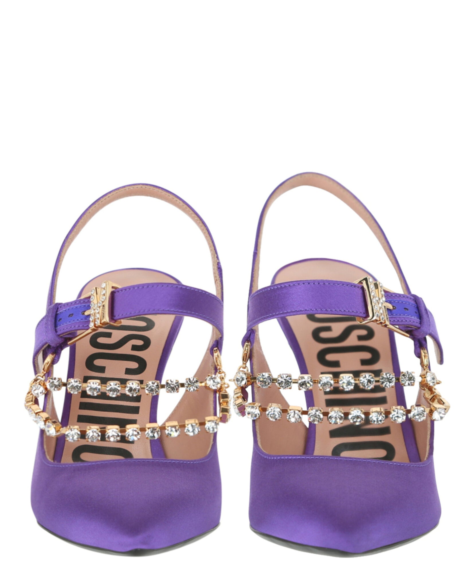Moschino Rhinestone-Embellished Pumps Footwear - Tophatter Daily Deals