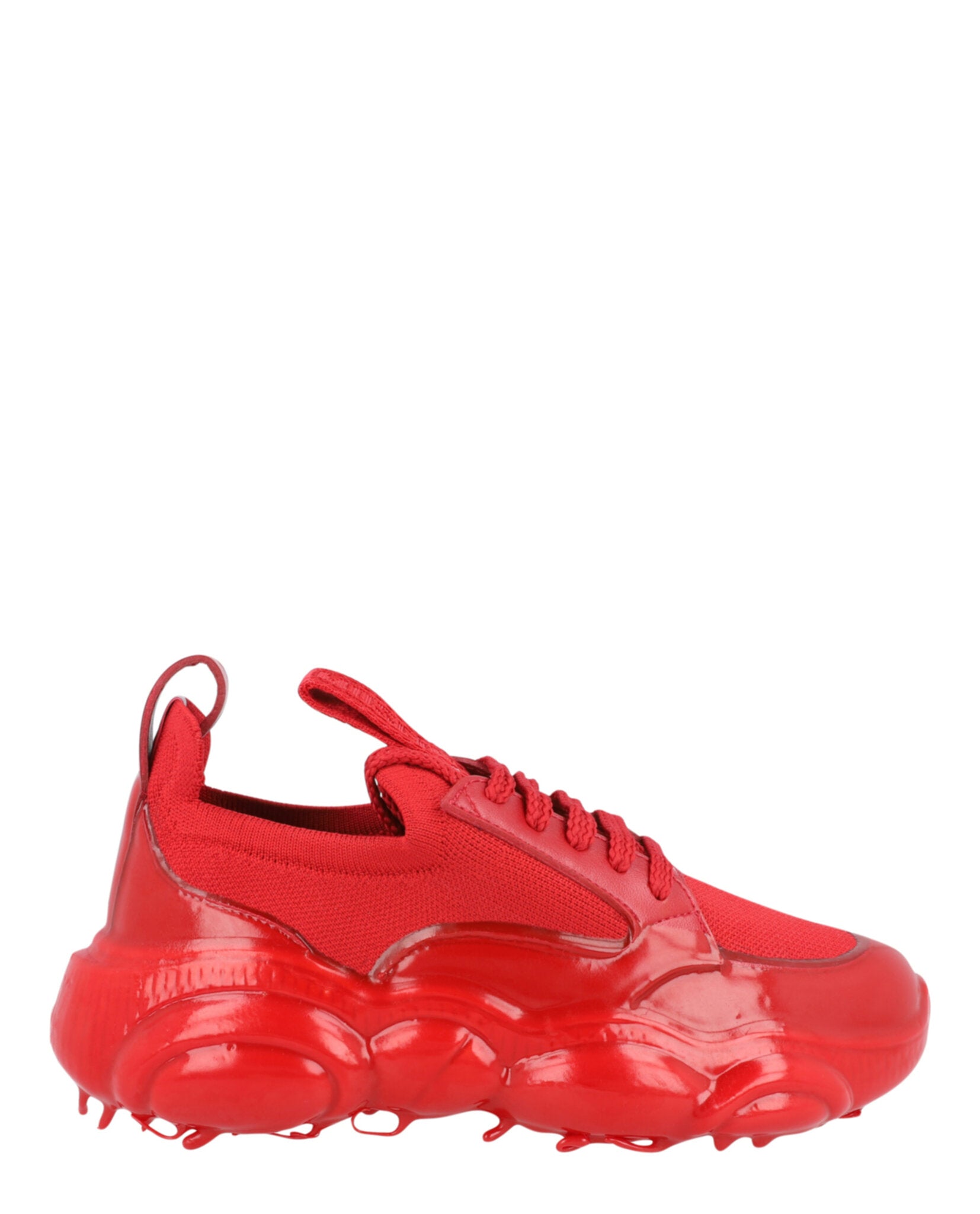 Moschino Teddy Bear Sole Sneakers Red Footwear - Tophatter Daily Deals