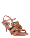 Moschino Degrade Metal Logo Heeled Sandals Footwear - Tophatter Daily Deals