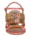 Moschino Degrade Metal Logo Heeled Sandals Footwear - Tophatter Daily Deals