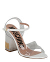 Moschino Transparent Logo Heel Sandals Footwear - Tophatter Daily Deals