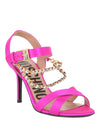 Moschino Rhinestone-Embellished Stiletto Sandals Footwear - Tophatter Daily Deals