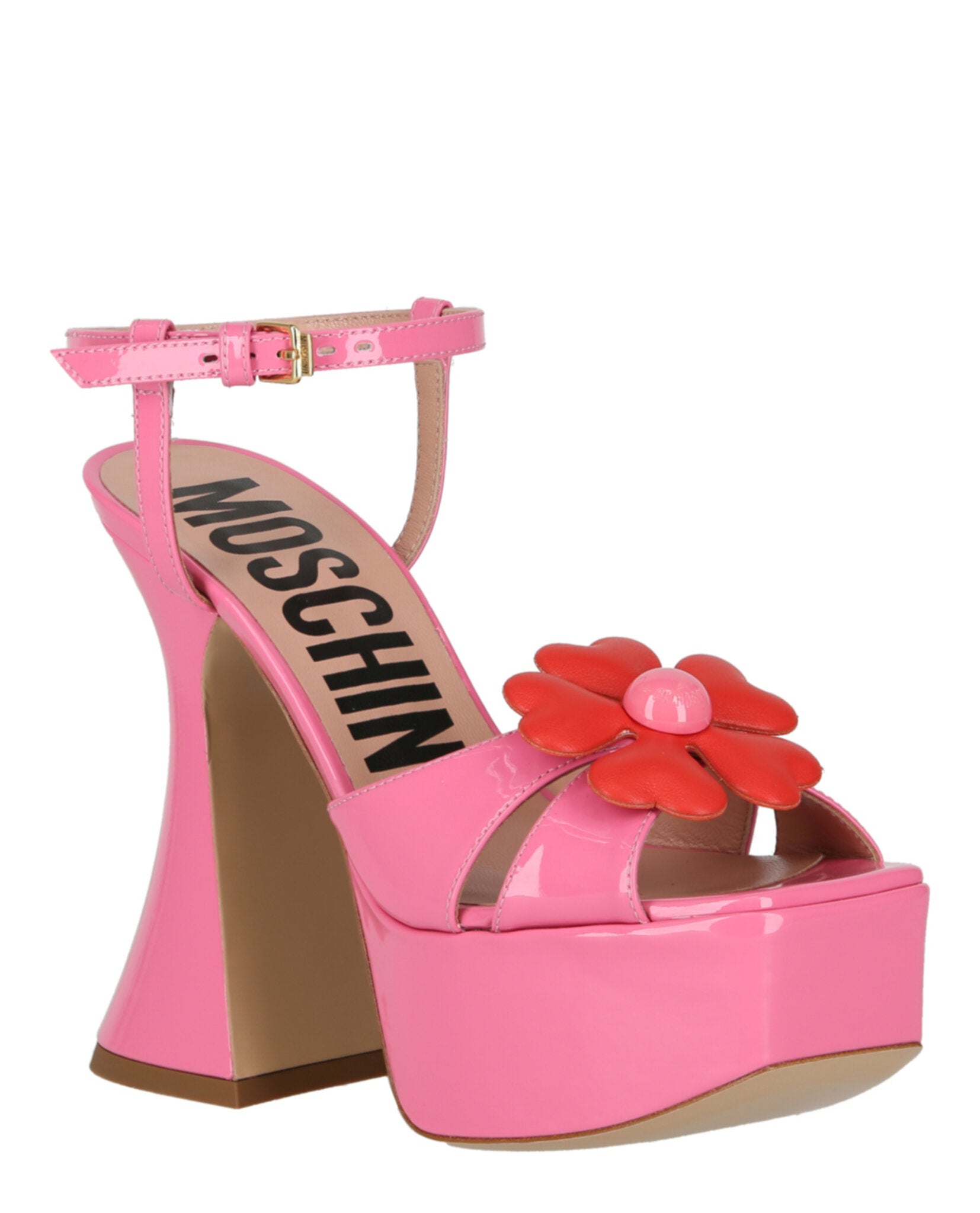 Moschino Flower-appliqué Platform Sandals Footwear - Tophatter Daily Deals