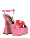 Moschino Flower-appliqué Platform Sandals Footwear - Tophatter Daily Deals