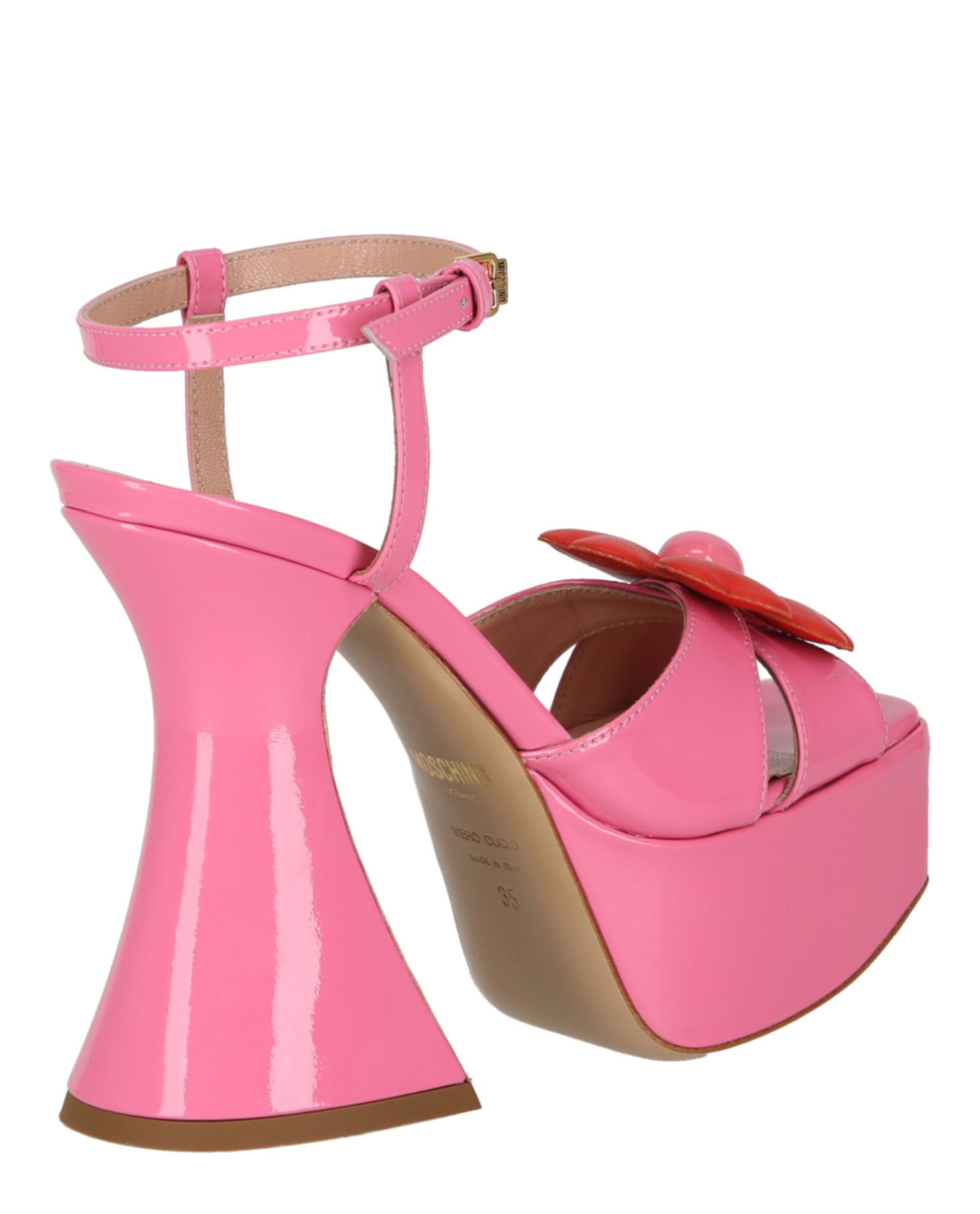 Moschino Flower-appliqué Platform Sandals Footwear - Tophatter Daily Deals