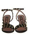 Moschino Stud-Embellished Heel Sandals Footwear - Tophatter Daily Deals