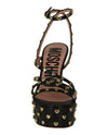 Moschino Heart Studded Platform Heels Footwear - Tophatter Daily Deals
