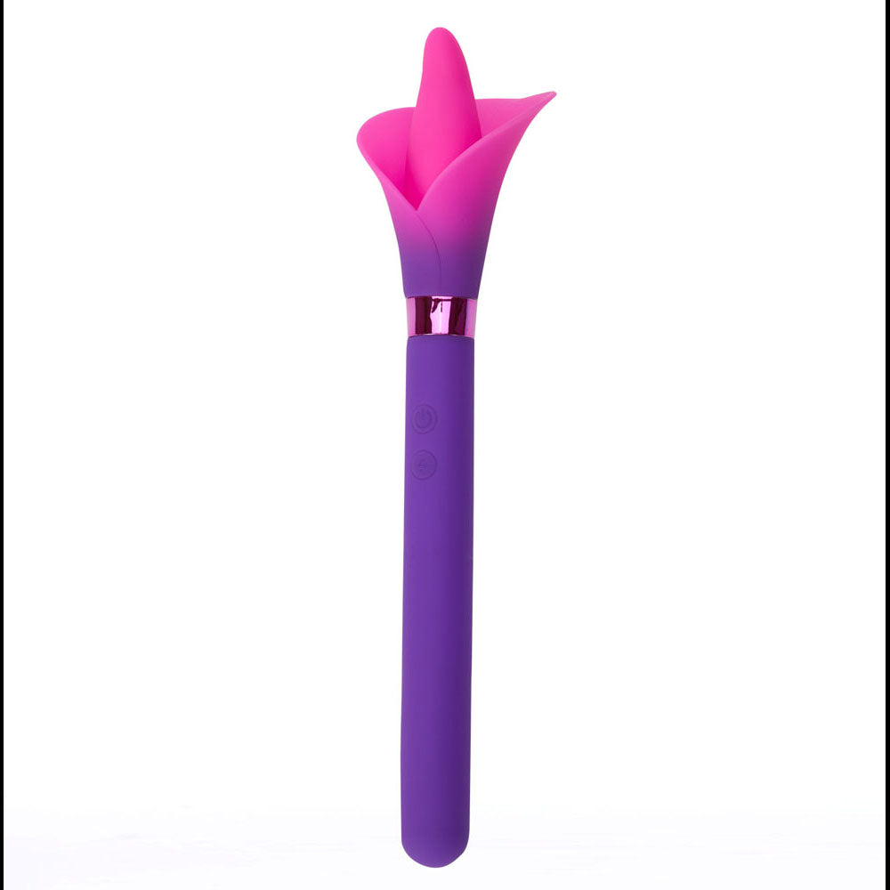 Maia Vala (Pink) – USB Rechargeable Silicone Flower Vibrator 22.2 cm > Vibrators > Ladies > Clitoral Vibrators and Stimulators - Tophatter Daily Deals