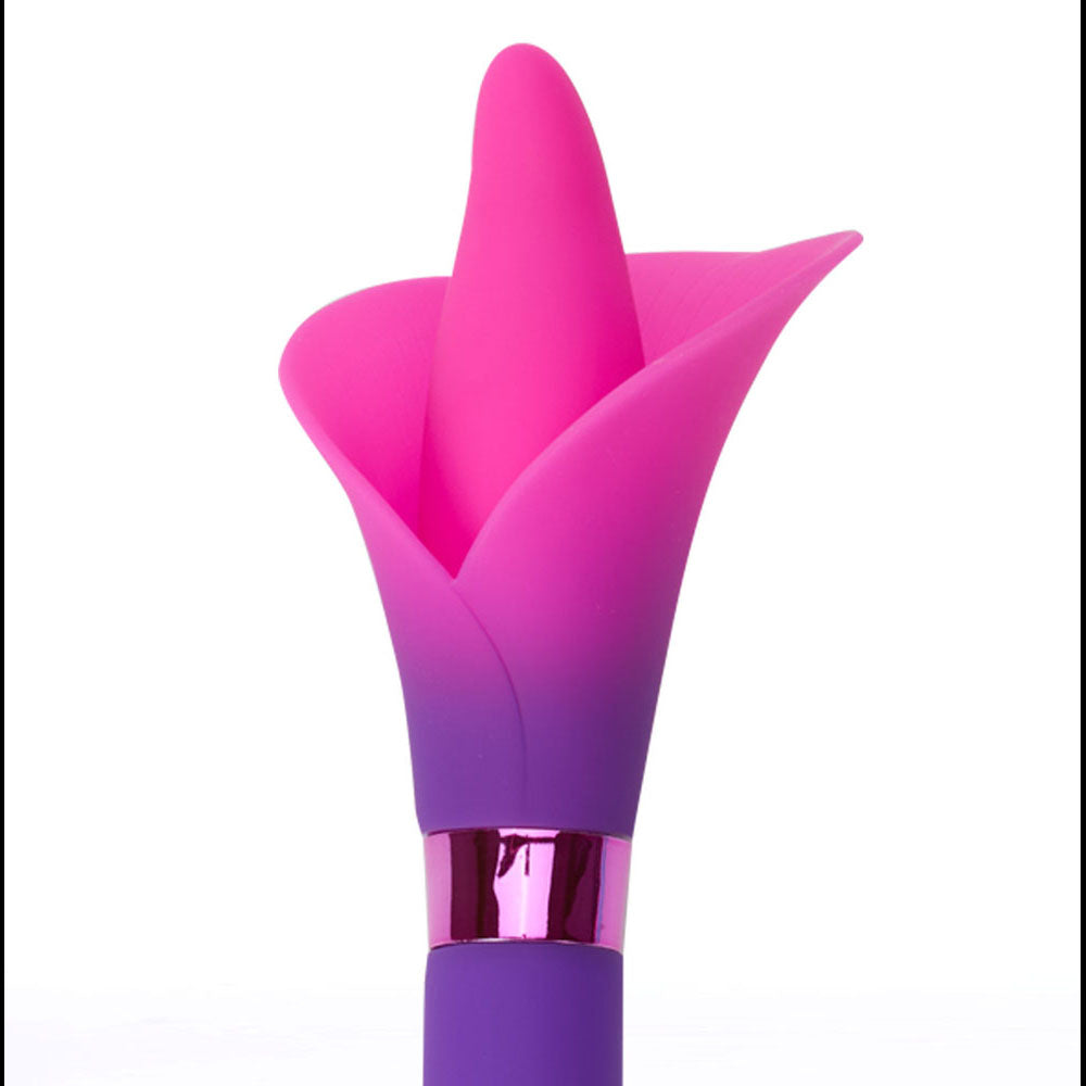 Maia Vala (Pink) – USB Rechargeable Silicone Flower Vibrator 22.2 cm > Vibrators > Ladies > Clitoral Vibrators and Stimulators - Tophatter Daily Deals