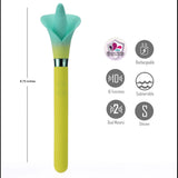Maia Vala (Green) – USB Rechargeable Silicone Flower Vibrator 22.2 cm > Vibrators > Standard Vibrators - Tophatter Daily Deals