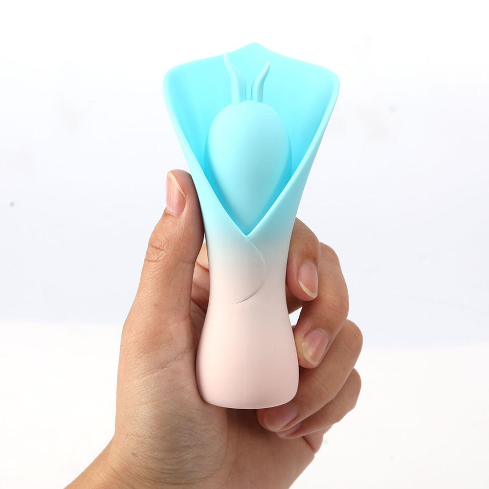 Maia Mina – USB Rechargeable Fluttering Flower Stimulator > Sex Toys For Ladies > Clitoral Vibrators and Stimulators - Tophatter Daily Deals