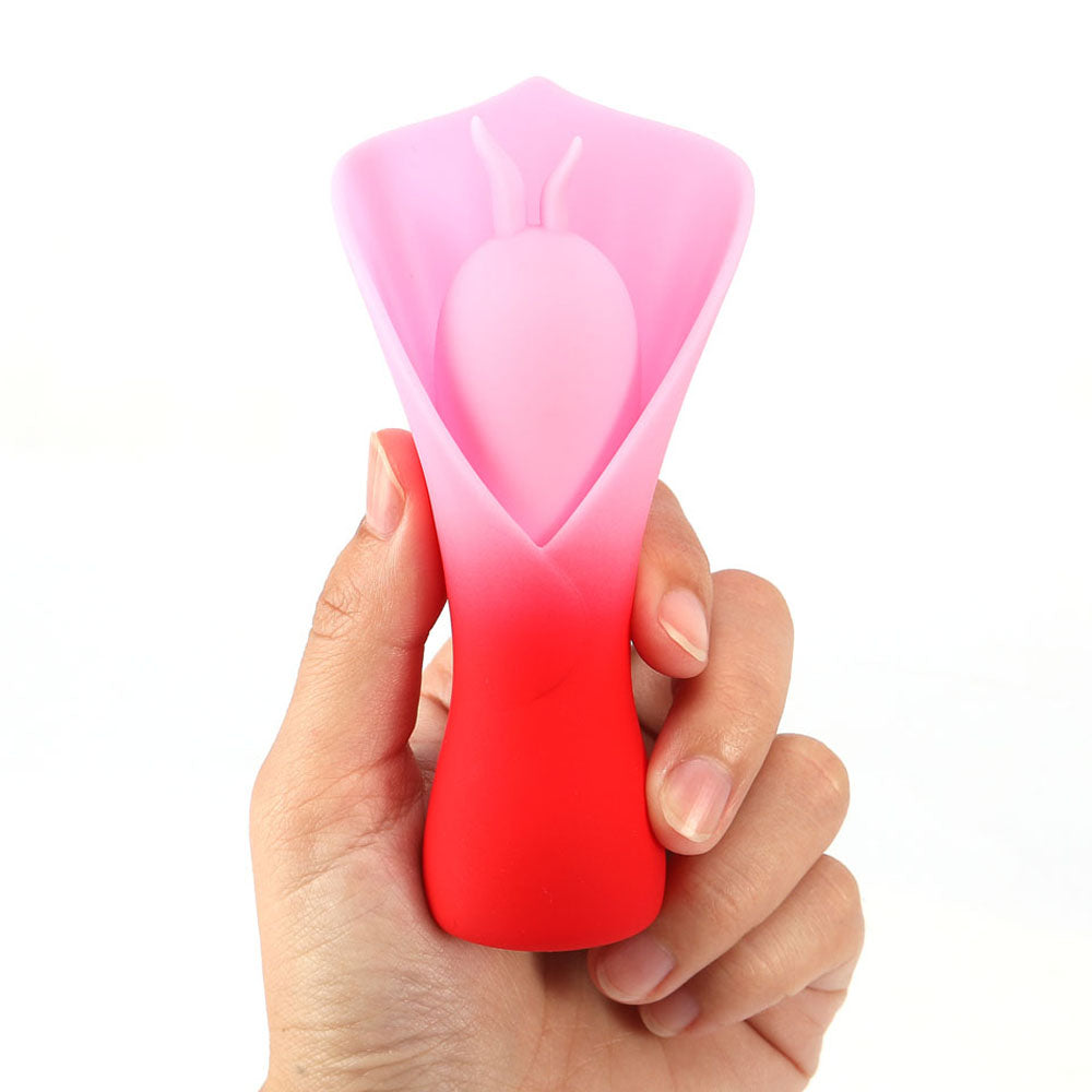 Maia Mina – USB Rechargeable Fluttering Flower Stimulator > Sex Toys For Ladies > Clitoral Vibrators and Stimulators - Tophatter Daily Deals