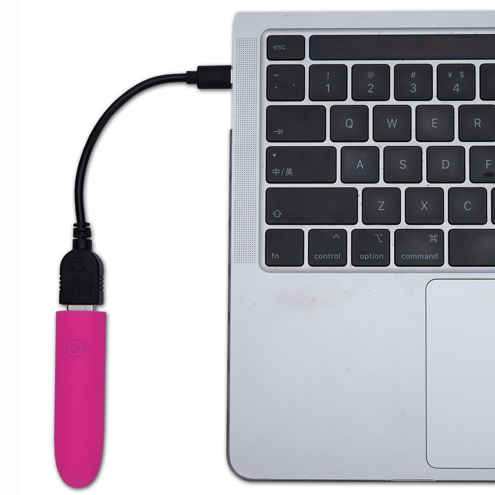Maia VibeDrive – USB Rechargeable 10 cm Bullet Vibrator with Storage > Vibrators > Mini Vibrators - Tophatter Daily Deals