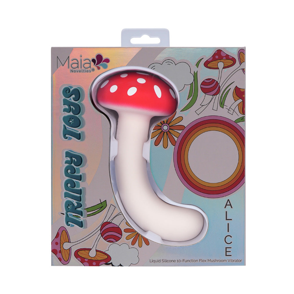 Maia Alice – USB Rechargeable Dual Motor Vibrating Mushroom 15.2 cm > Vibrators > Unconventional - Tophatter Daily Deals