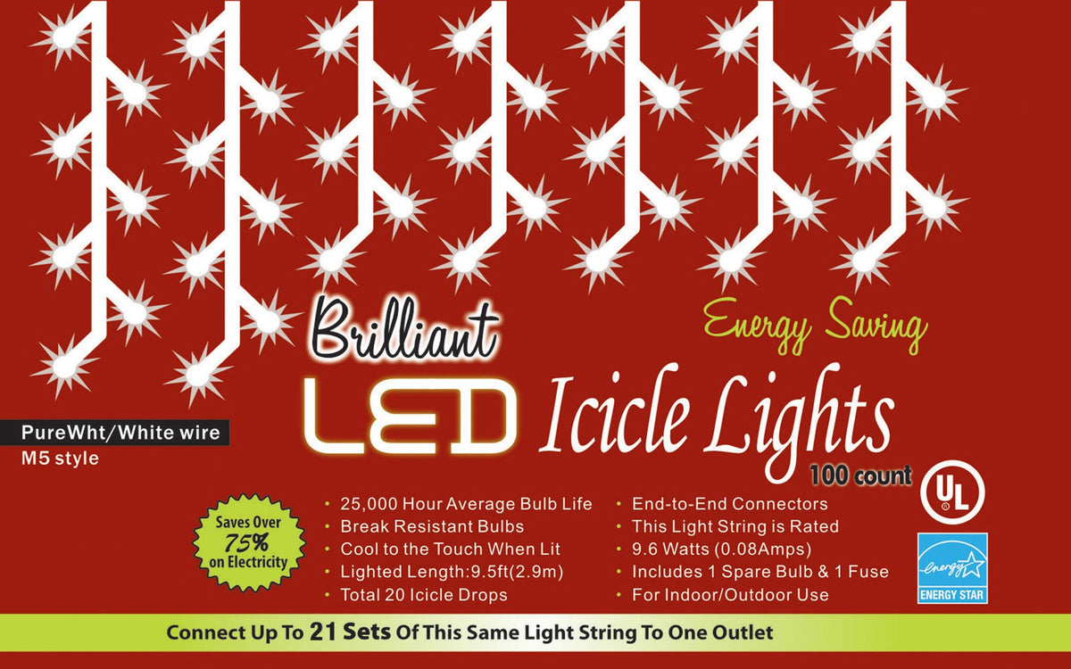 100-Count C3 Holiday Lights Halloween String Lights - Tophatter Daily Deals