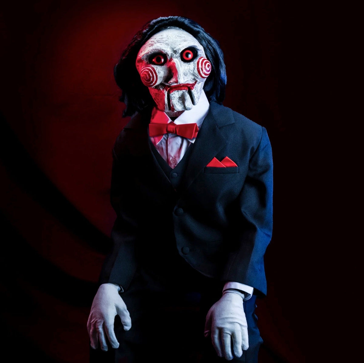 Saw – Billy the Puppet 1:1 Scale Deluxe Prop Replica with Sound Prop Replica - Tophatter Daily Deals