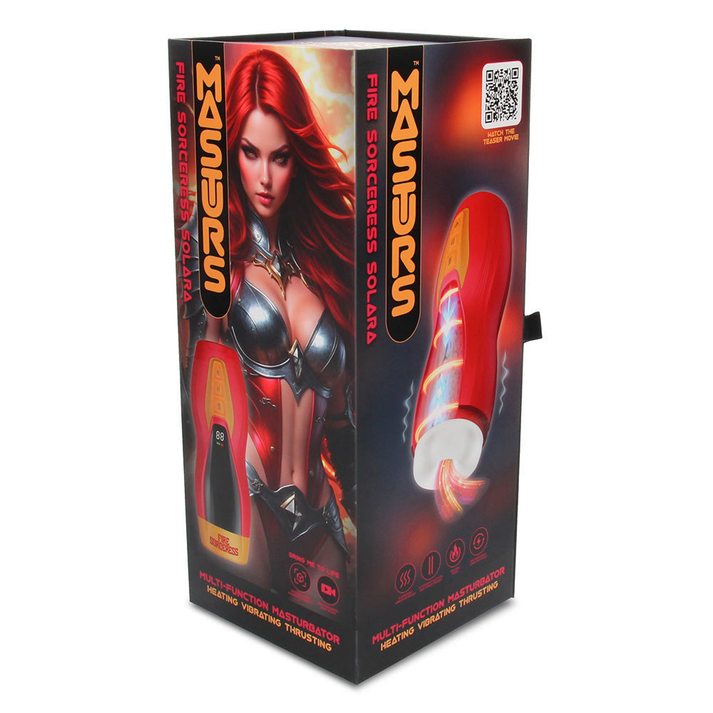 MASTURS Solara – USB Rechargeable Heated Vibrating Thrusting Masturbator > Sex Toys For Men > Masturbators > Vibrating - Tophatter Daily Deals