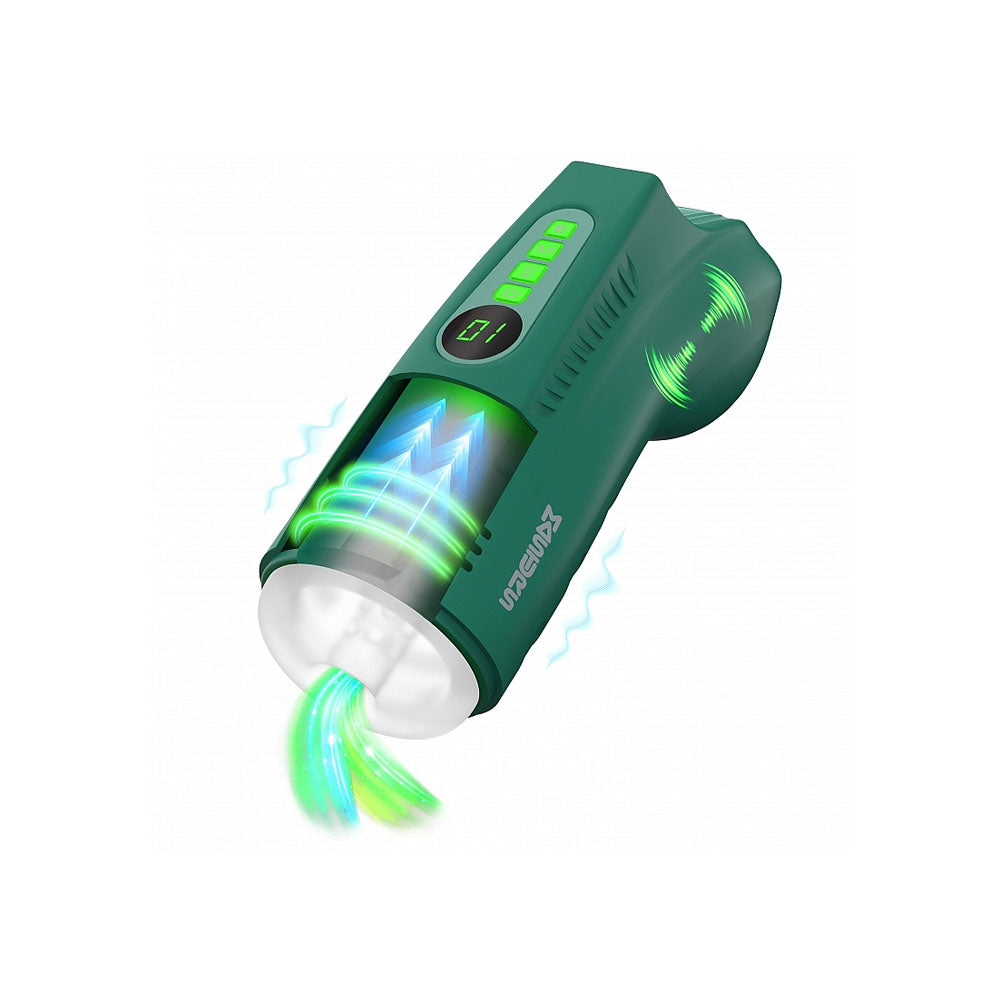 MASTURS Ayla – USB Rechargeable Sucking and Vibrating Auto Stroker > Sex Toys For Men > Masturbators > Vibrating - Tophatter Daily Deals